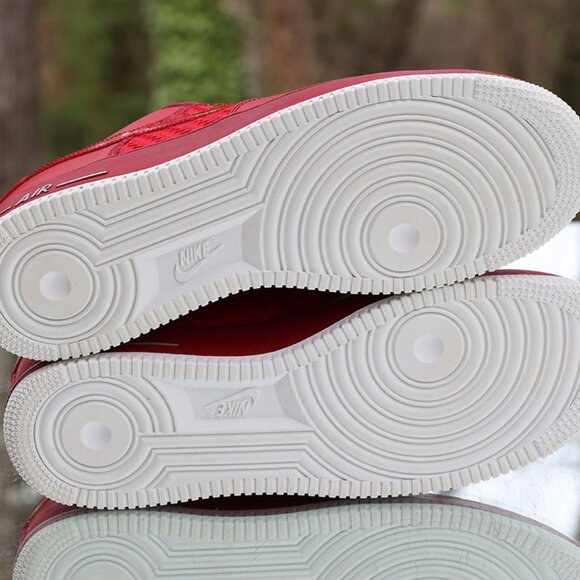 Nike Air Force 1 Low Woven Gym Red - Picture 14 of 14